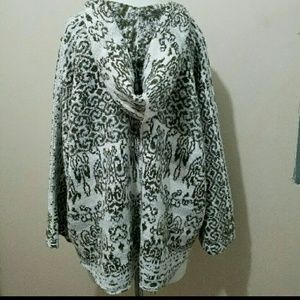 Free People size M oversized hooded wool sweater